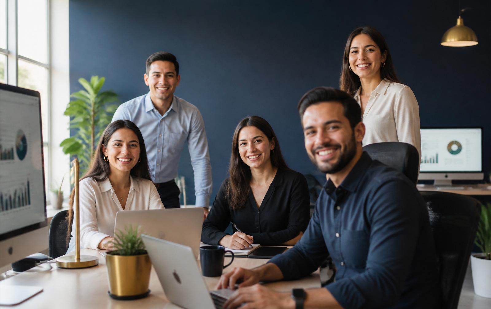 Equipo mexicano de Ecosistema Digital en oficina de Guadalajara